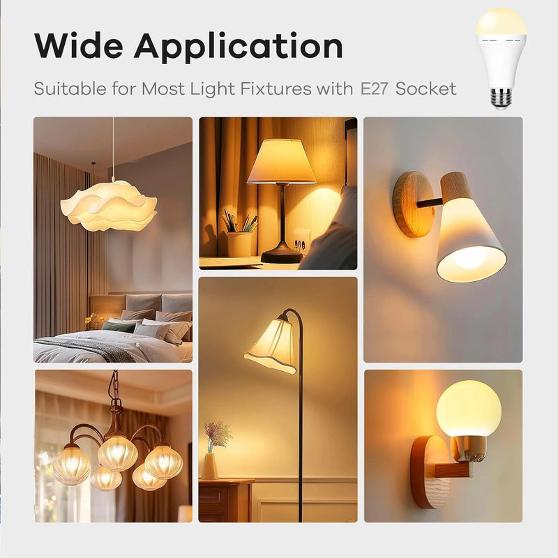 Rechargeable Emergency LED Light Bulbs, E27